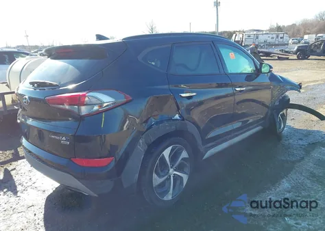 2017 Hyundai Tucson Limited from USA, damaged, VIN KM8J3CA28HU501599